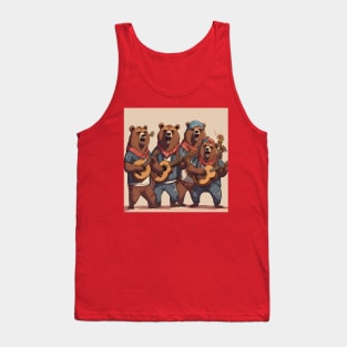 Bear Singing Band Tank Top